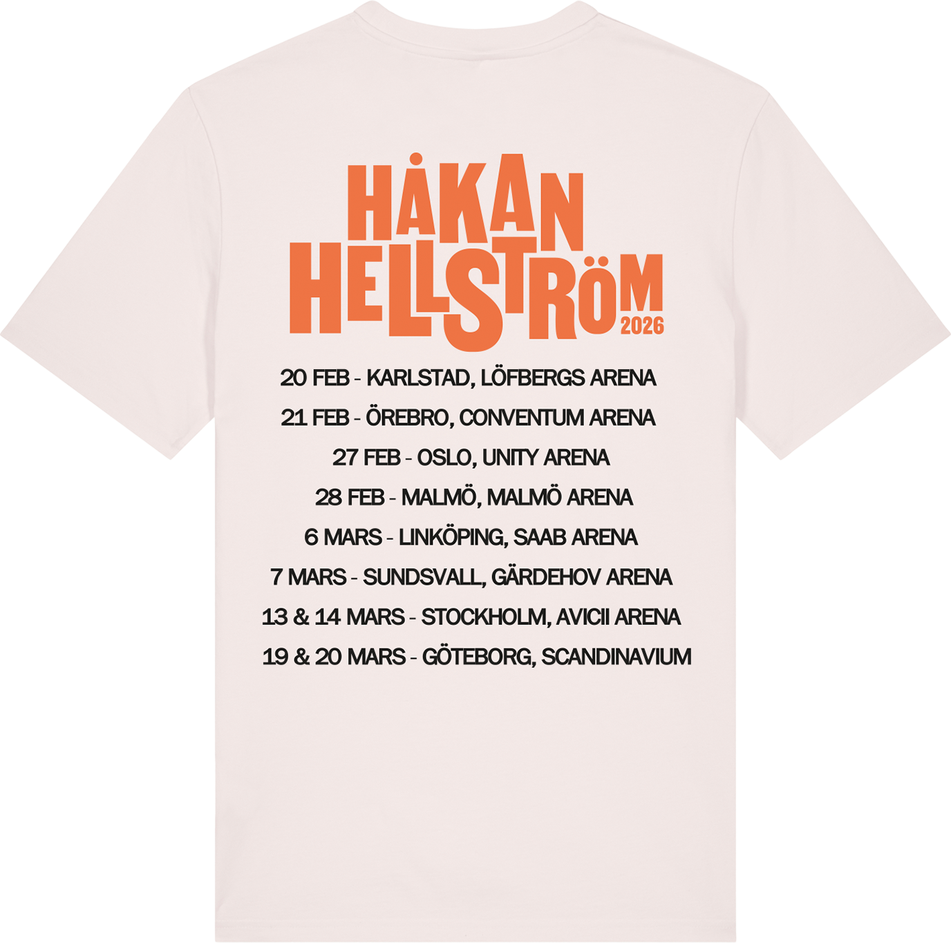 Håkan Hellström - Turnétisha 2026 Vintage White