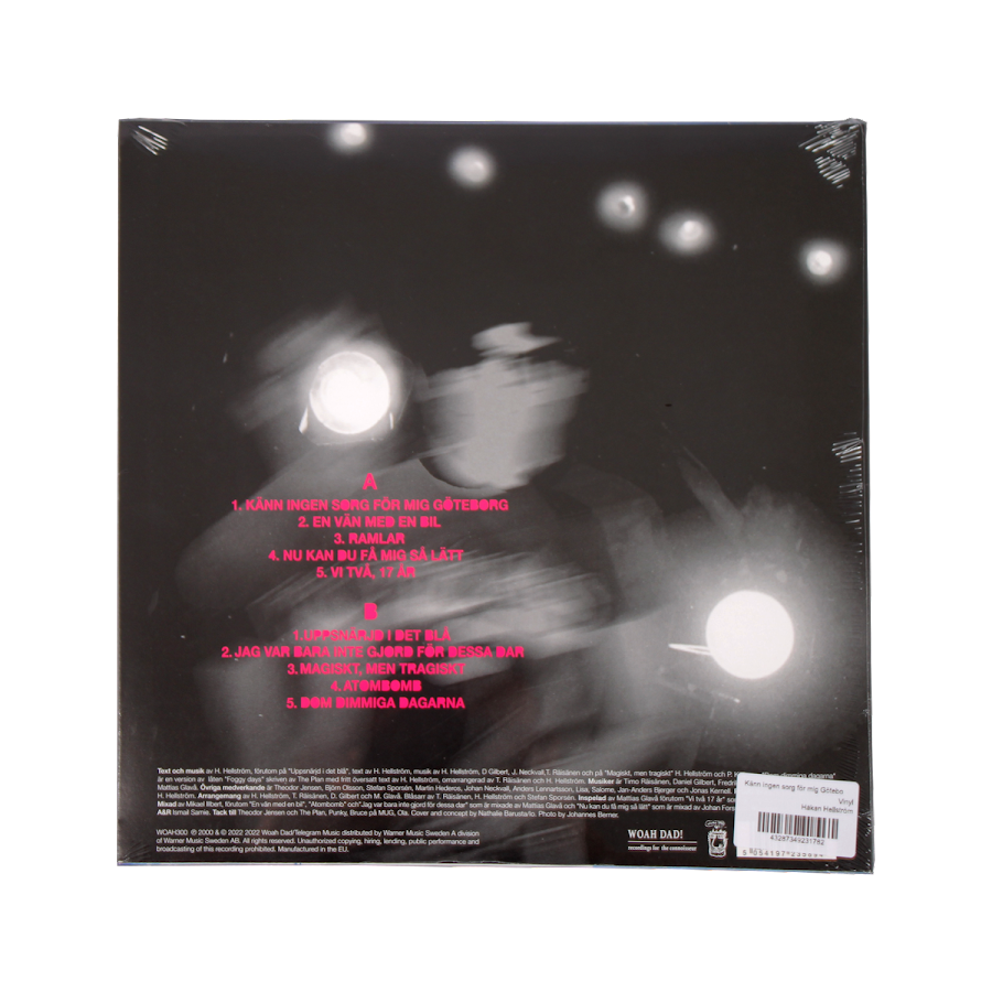 Håkan Hellström - Känn ingen sorg för mig Göteborg Vinyl (LP)