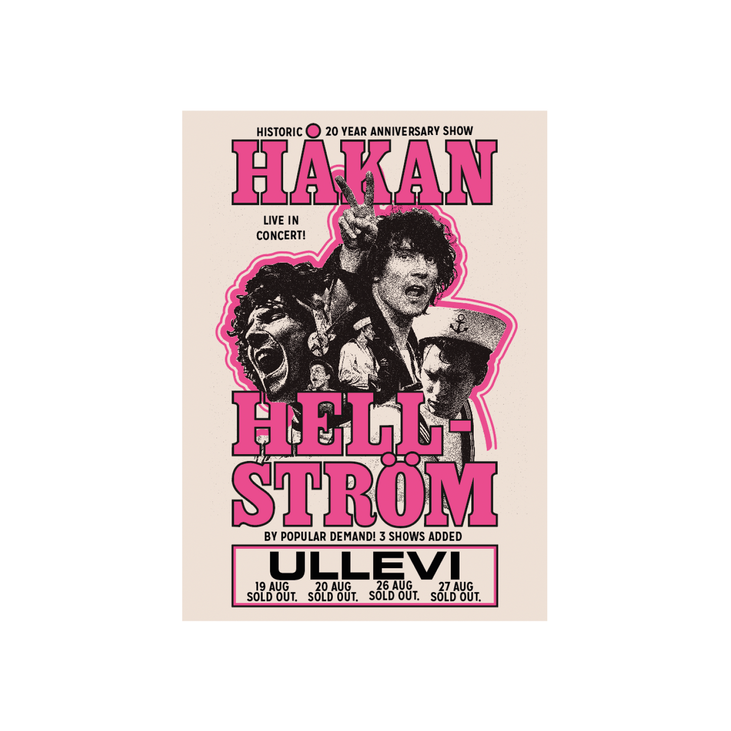 Ullevi 2022 Live in concert Poster