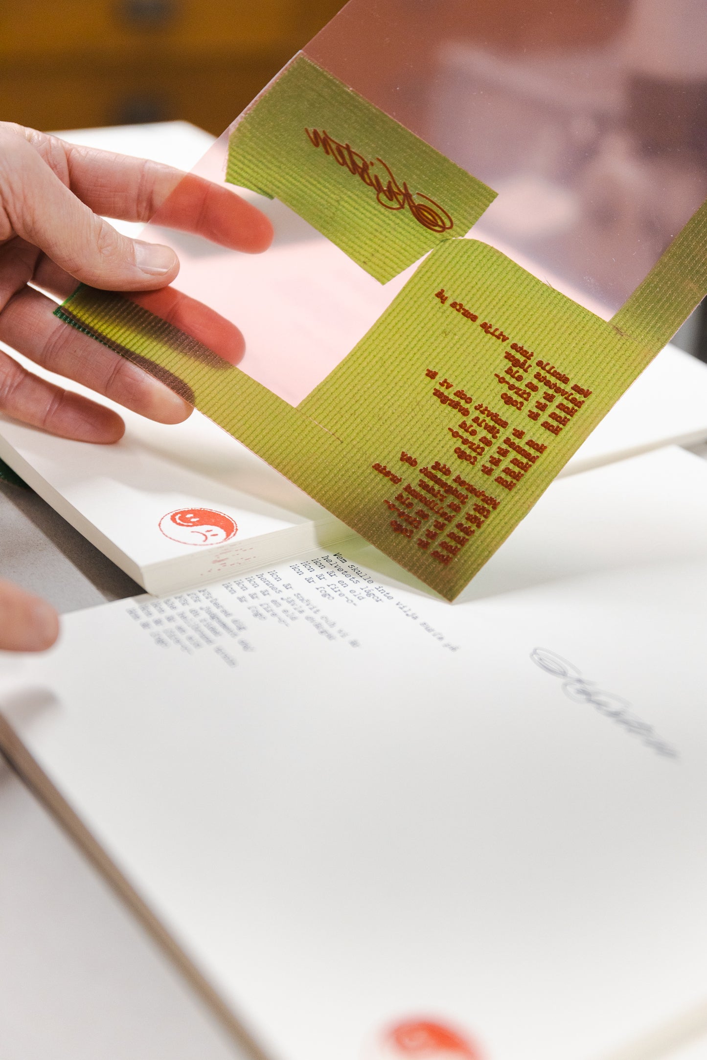 Håkan Hellström – Limiterad Letterpress-tryck med låttext – "Kristen" (Handnumrerad, 300 ex)