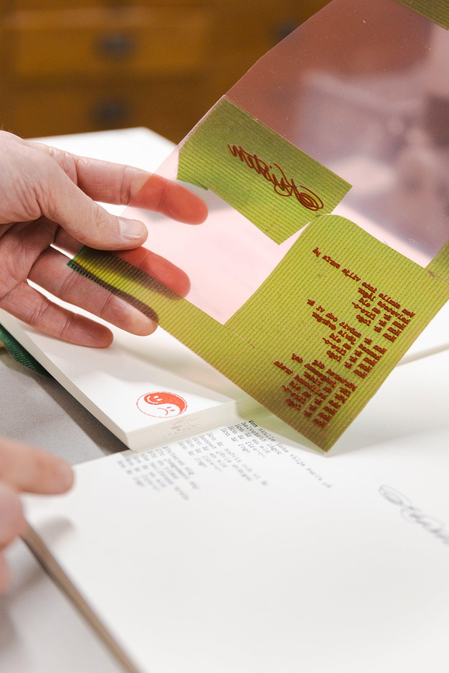 Håkan Hellström – Limiterad Letterpress-tryck med låttext – "Evergreen min vän evergreen" (Handnumrerad, 300 ex)