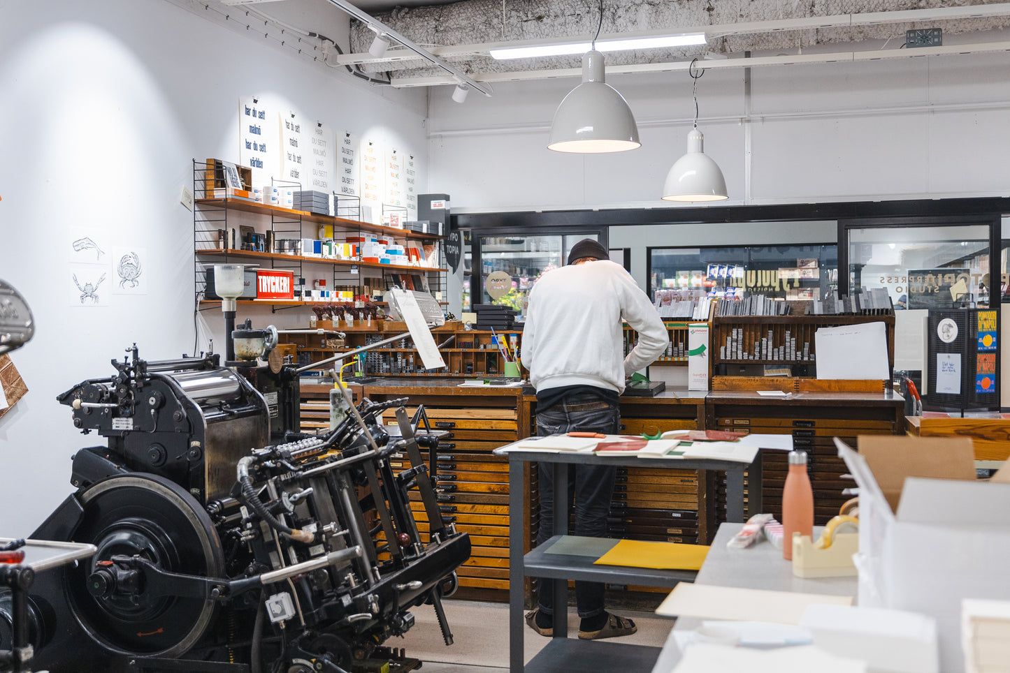 Håkan Hellström – Limiterad Letterpress-tryck med låttext – "Evergreen min vän evergreen" (Handnumrerad, 300 ex)