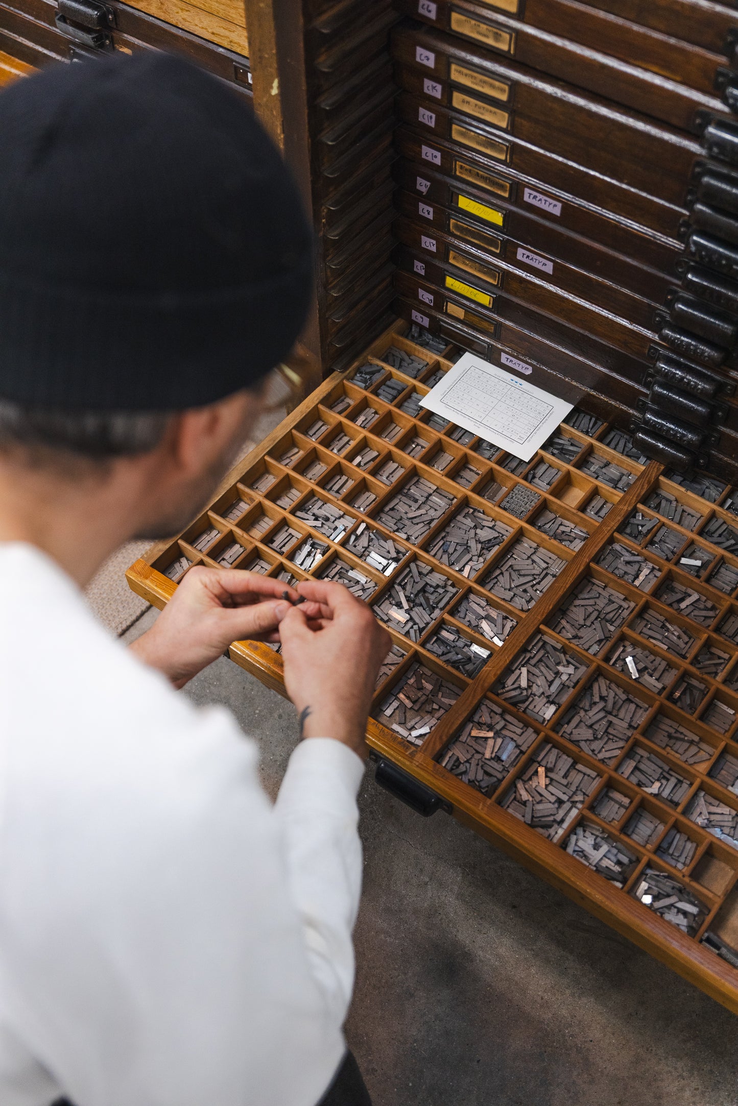 Håkan Hellström – Limiterad Letterpress-tryck med låttext – "Evergreen min vän evergreen" (Handnumrerad, 300 ex)