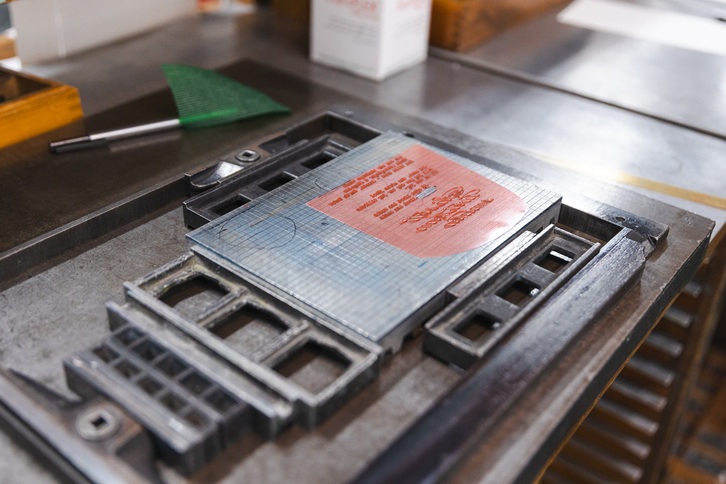 Håkan Hellström – Limiterad Letterpress-tryck med låttext – "Evergreen min vän evergreen" (Handnumrerad, 300 ex)