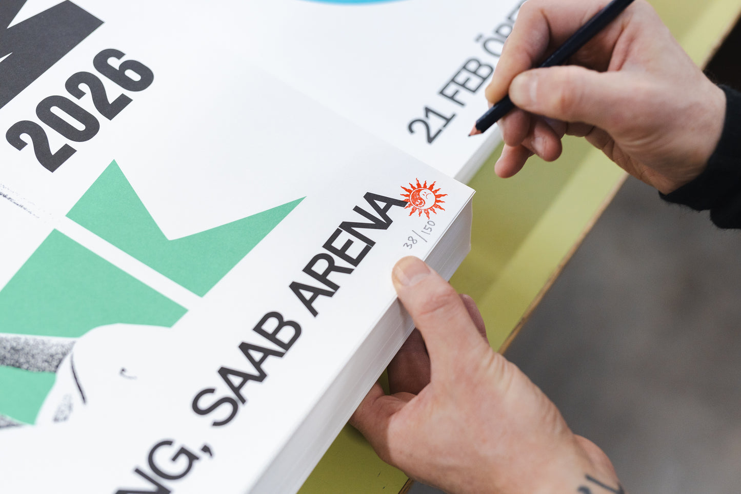 Håkan Hellström – Linköping, SAAB Arena 2026 Poster (Limited Edition)