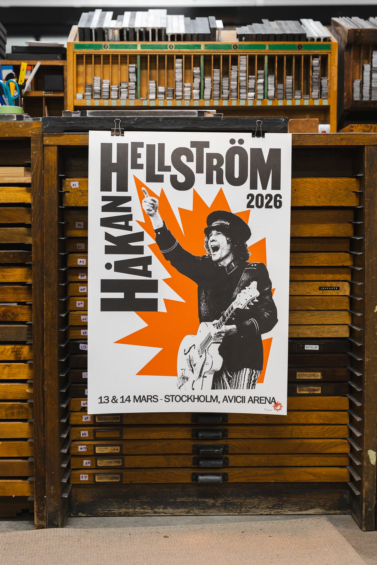 Håkan Hellström - Stockholm, Avicii Arena 2026 Poster (Limited Edition)
