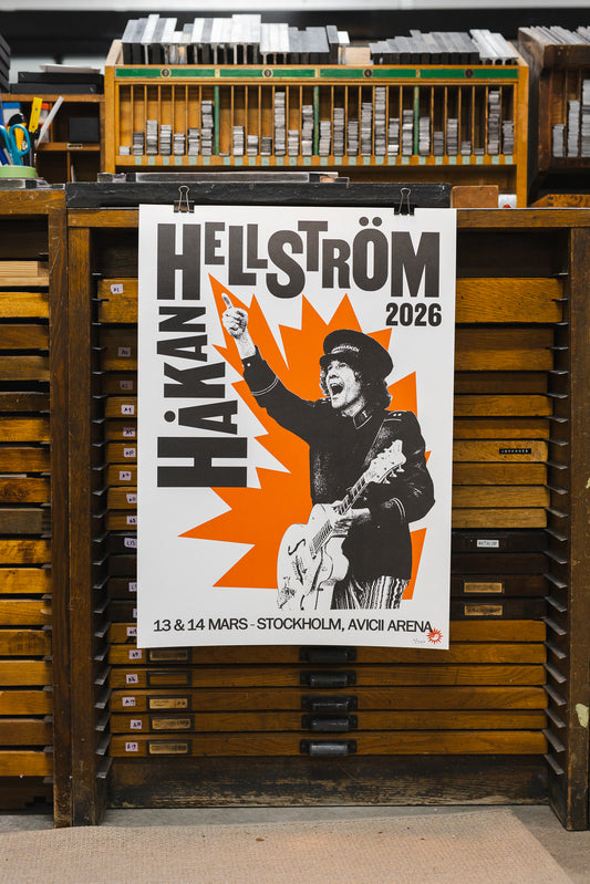Håkan Hellström - Stockholm, Avicii Arena 2026 Poster (Limited Edition)