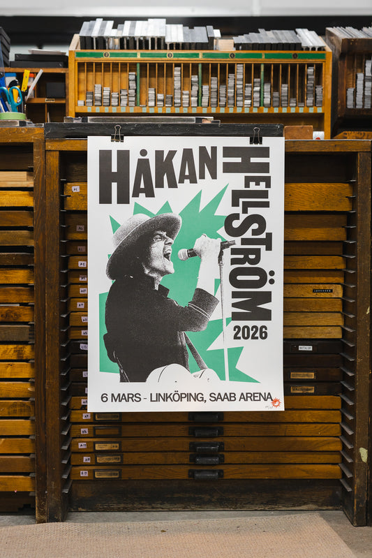 Håkan Hellström – Linköping, SAAB Arena 2026 Poster (Limited Edition)