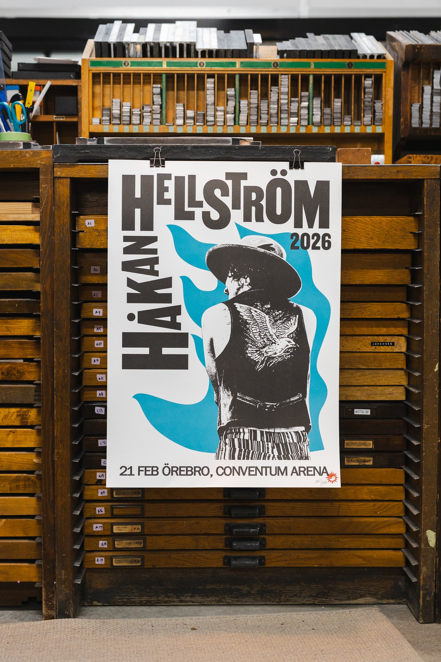 Håkan Hellström - Örebro, Conventum Arena 2026 Poster (Limited Edition)