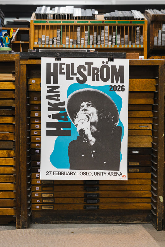 Håkan Hellström - Oslo, Unity Arena 2026 Poster (Limited Edition)
