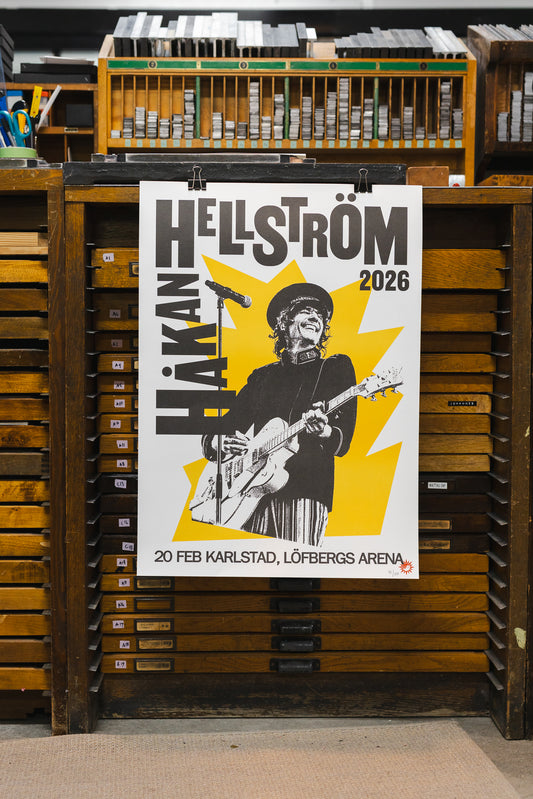 Håkan Hellström – Karlstad, Löfbergs Arena 2026 Poster (Limited Edition)