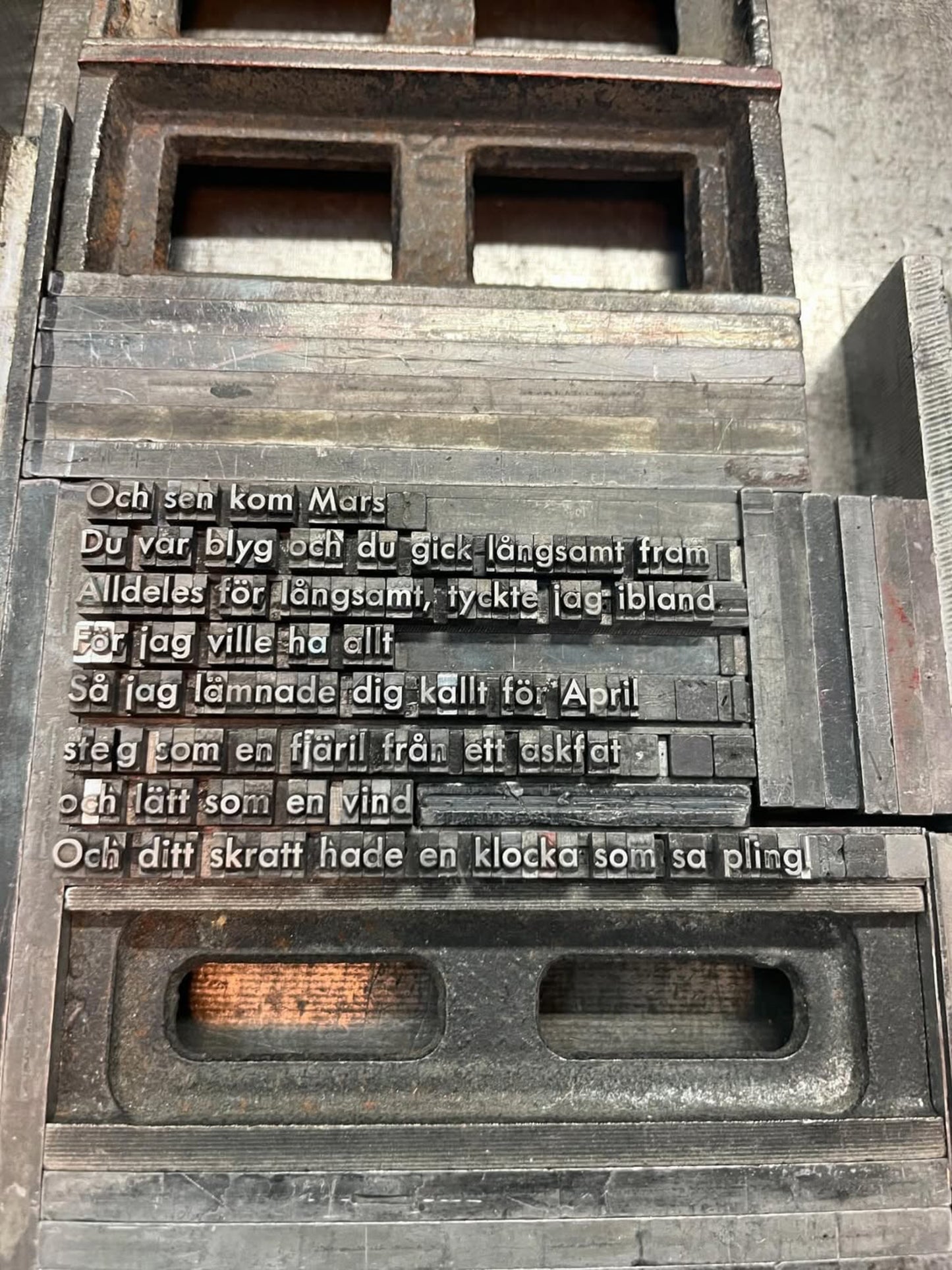 "Sweethearts" Letterpress Lyric Sheet – 102 numrerade exemplar
