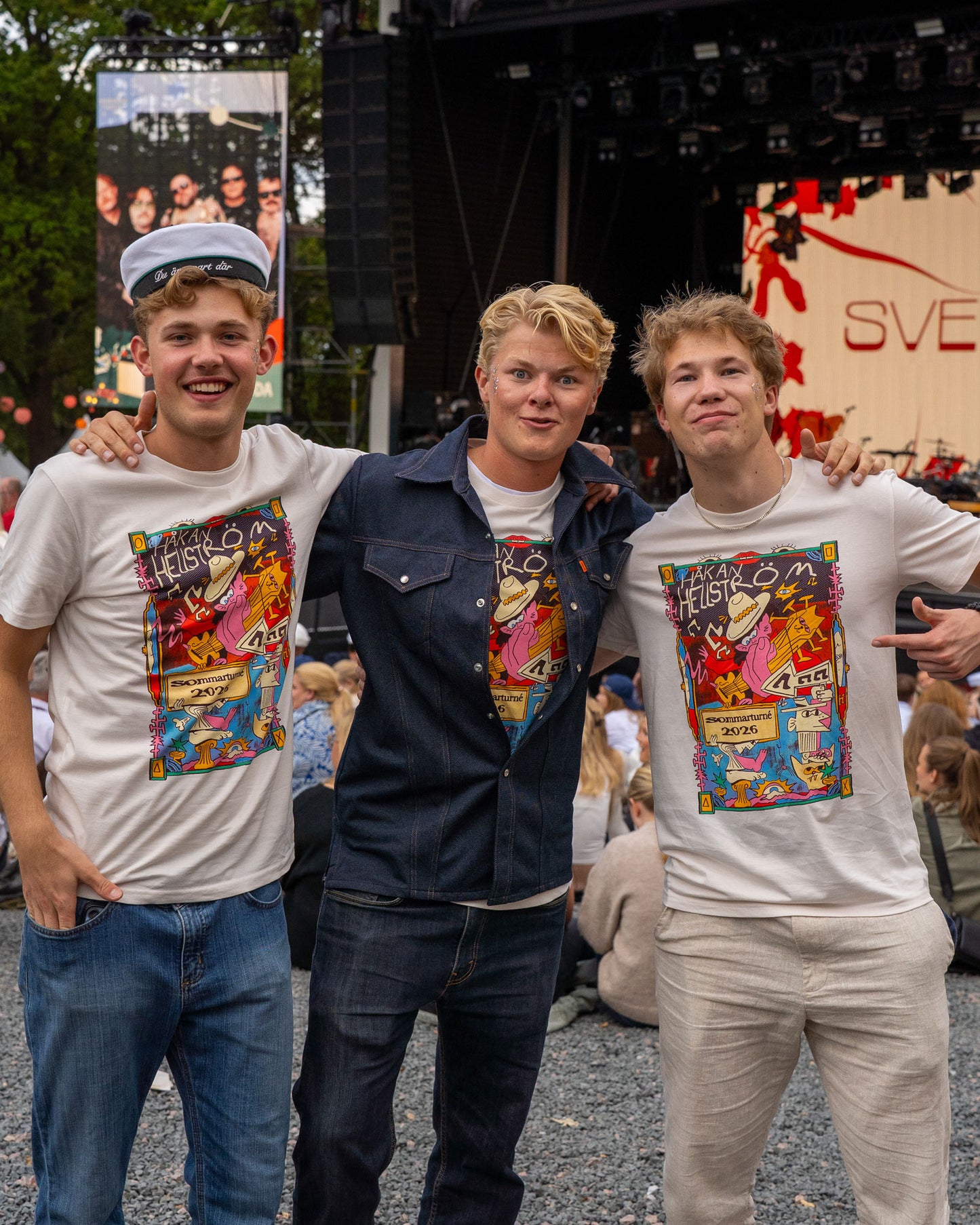 Håkan Hellström - Sommar 2026 T-shirt Vintage White
