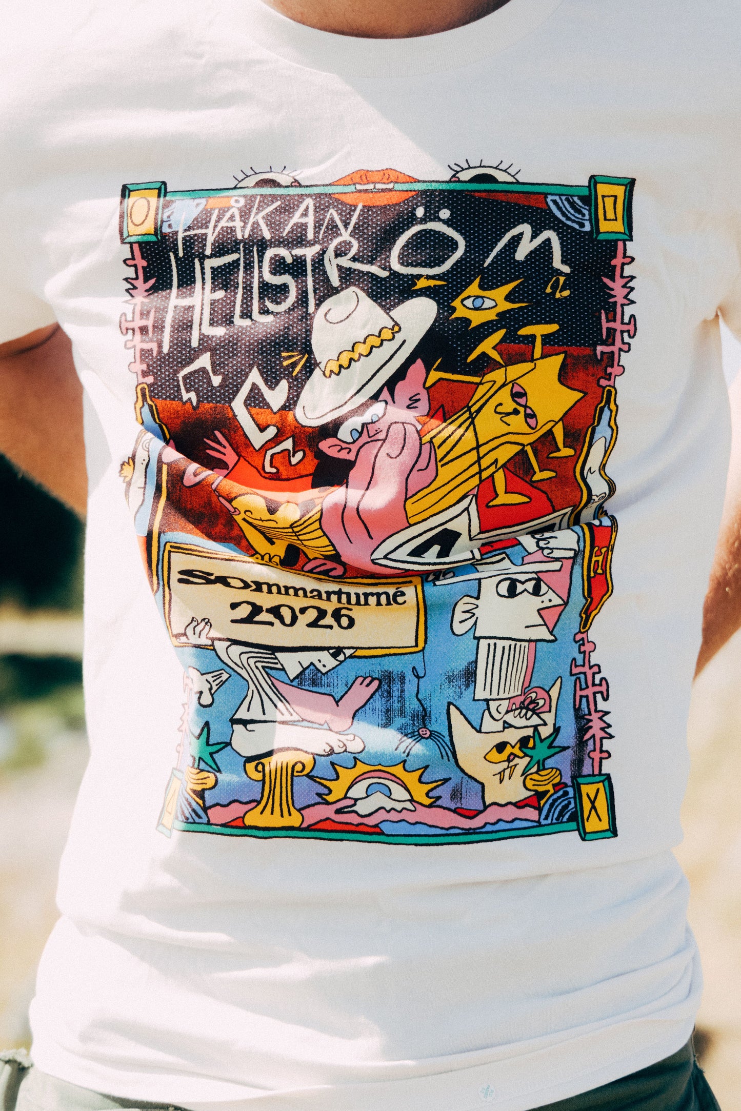 Håkan Hellström - Sommar 2026 T-shirt Vintage White