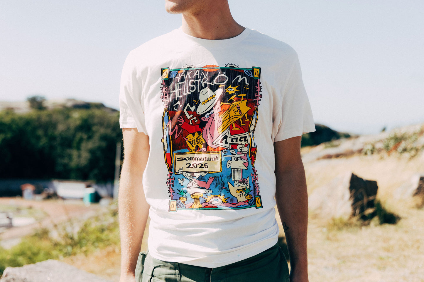 Håkan Hellström - Sommar 2026 T-shirt Vintage White