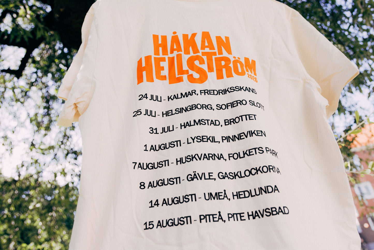 Håkan Hellström - Turnétisha Sommar 2026 Vintage White