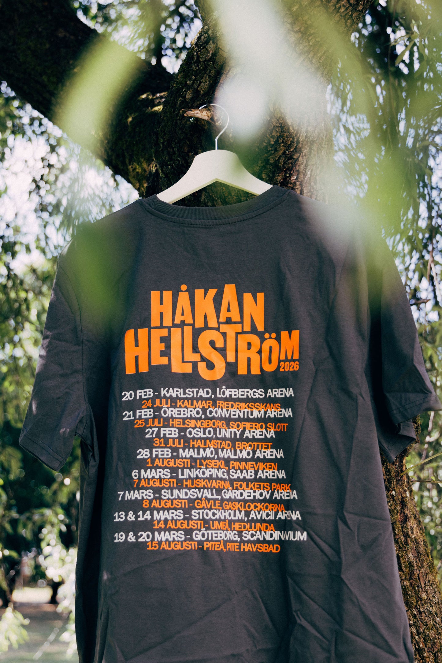 Håkan Hellström- Turnétisha Sommar 2026 Antracit