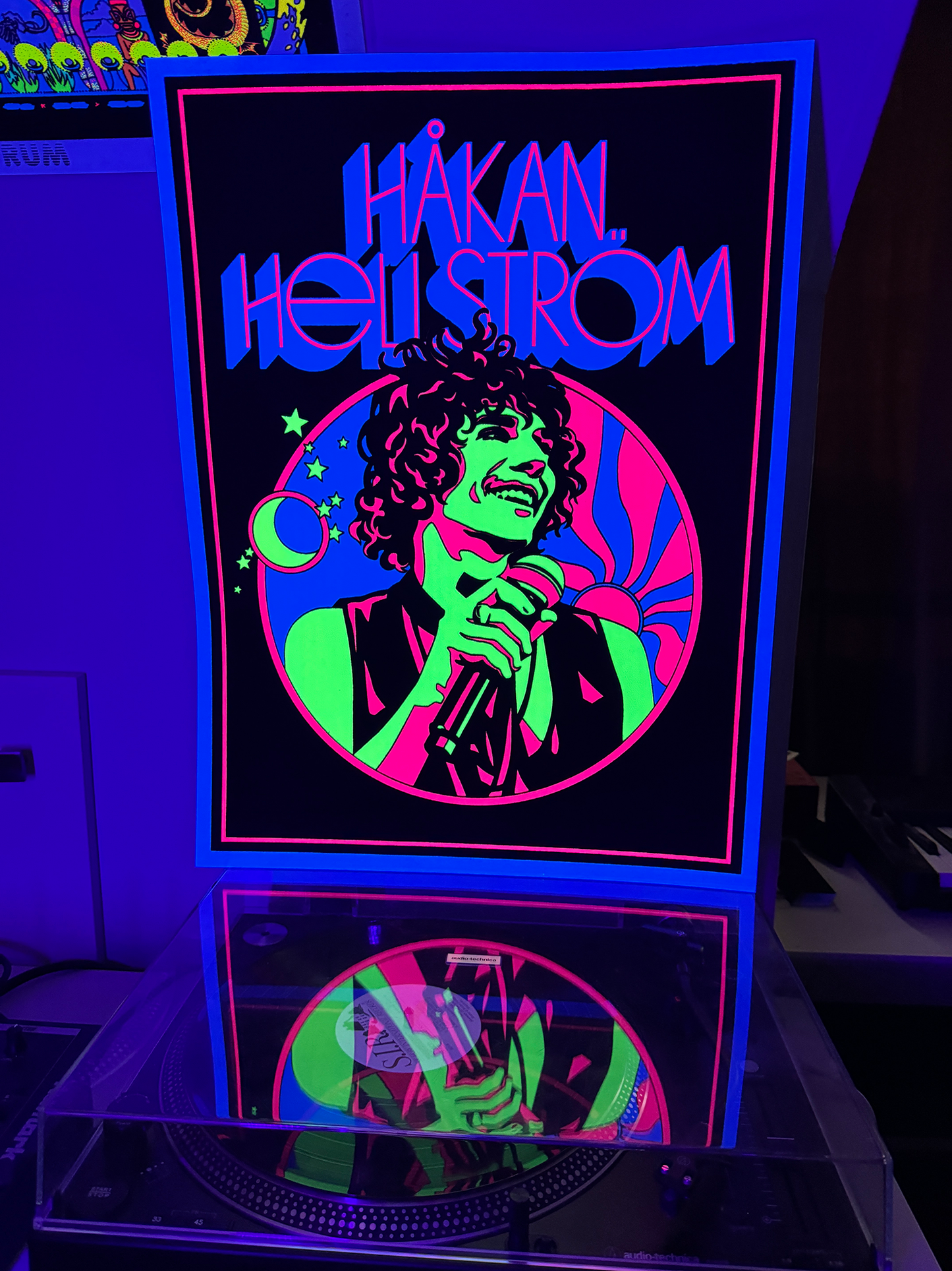 Håkan Hellström - "Cirkel" Blacklight Poster