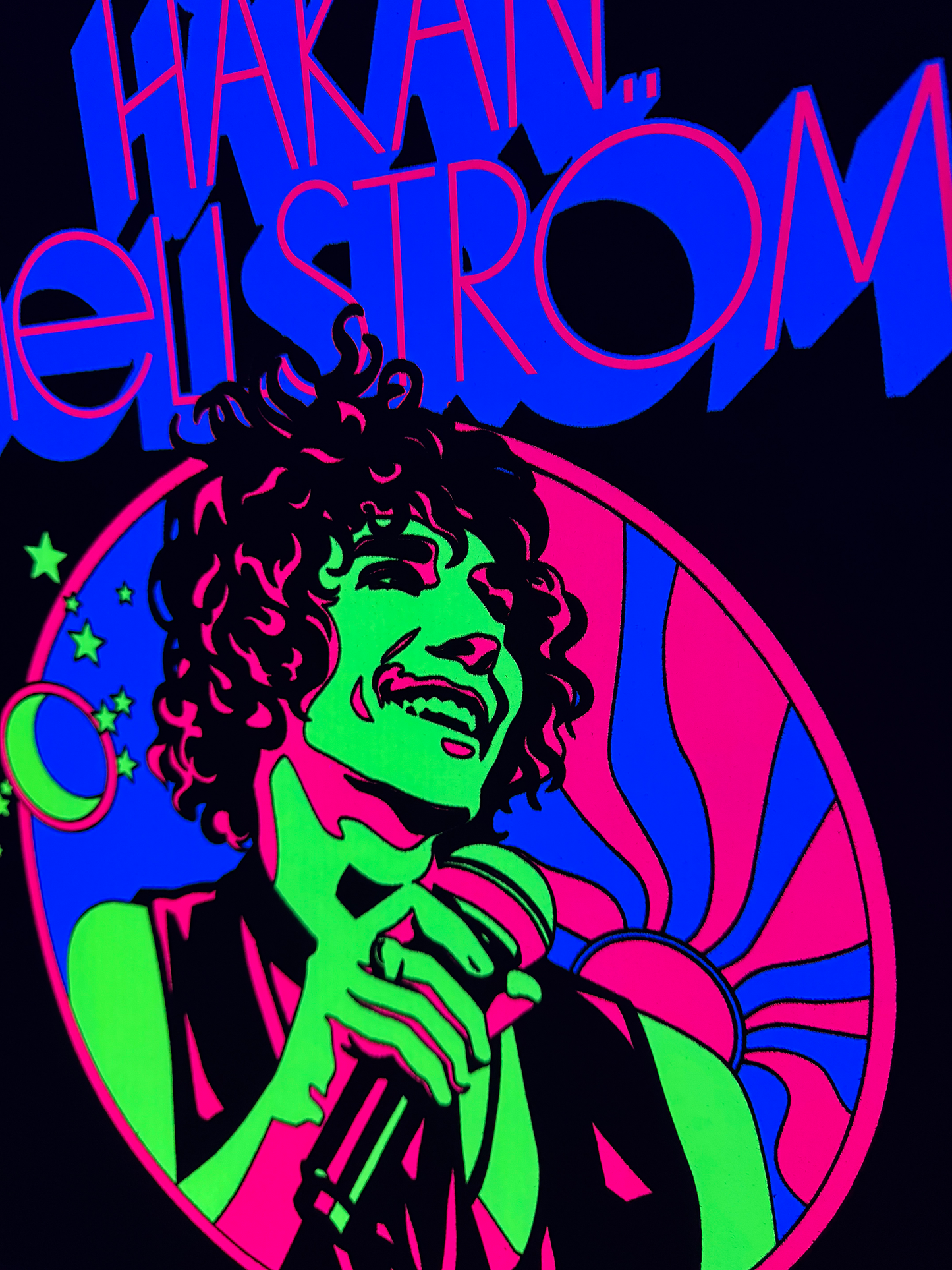 Håkan Hellström - "Cirkel" Blacklight Poster