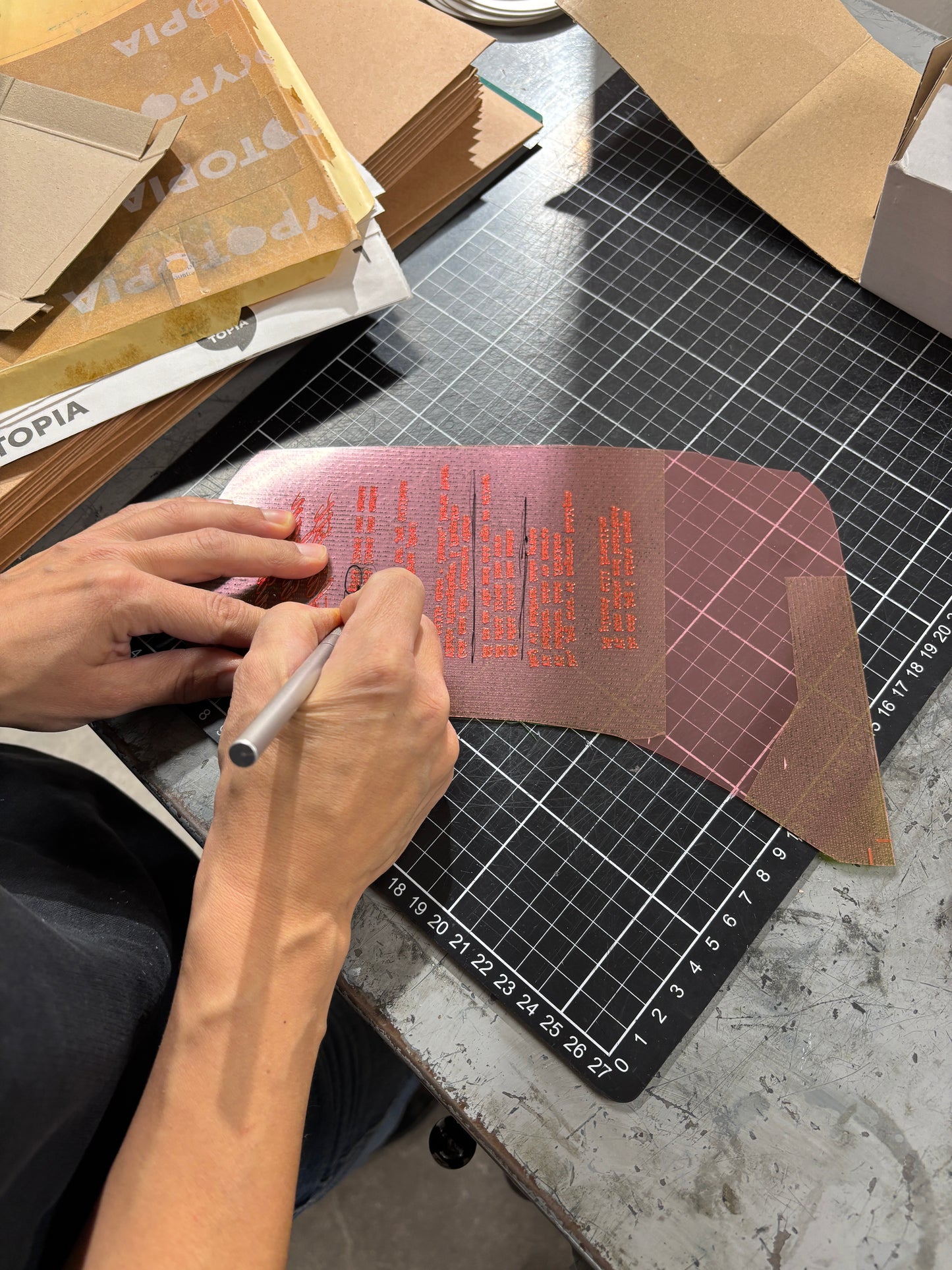 Håkan Hellström – Limiterad Letterpress-tryck med låttext – "Evergreen min vän evergreen" (Handnumrerad, 300 ex)