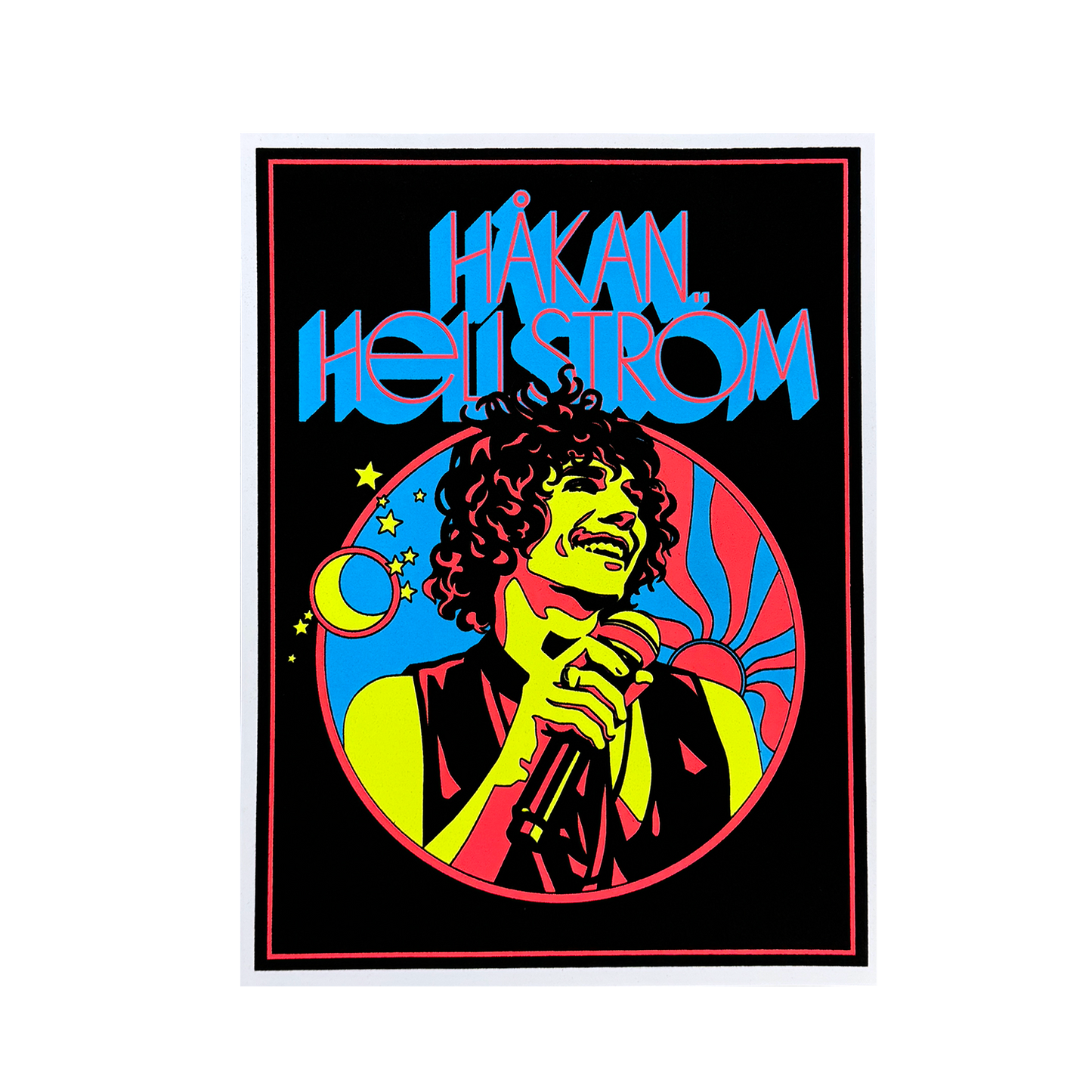 Håkan Hellström - "Cirkel" Blacklight Poster