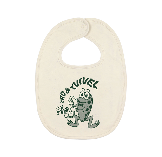 Tro & Tvivel Frog Jazz Baby Bib
