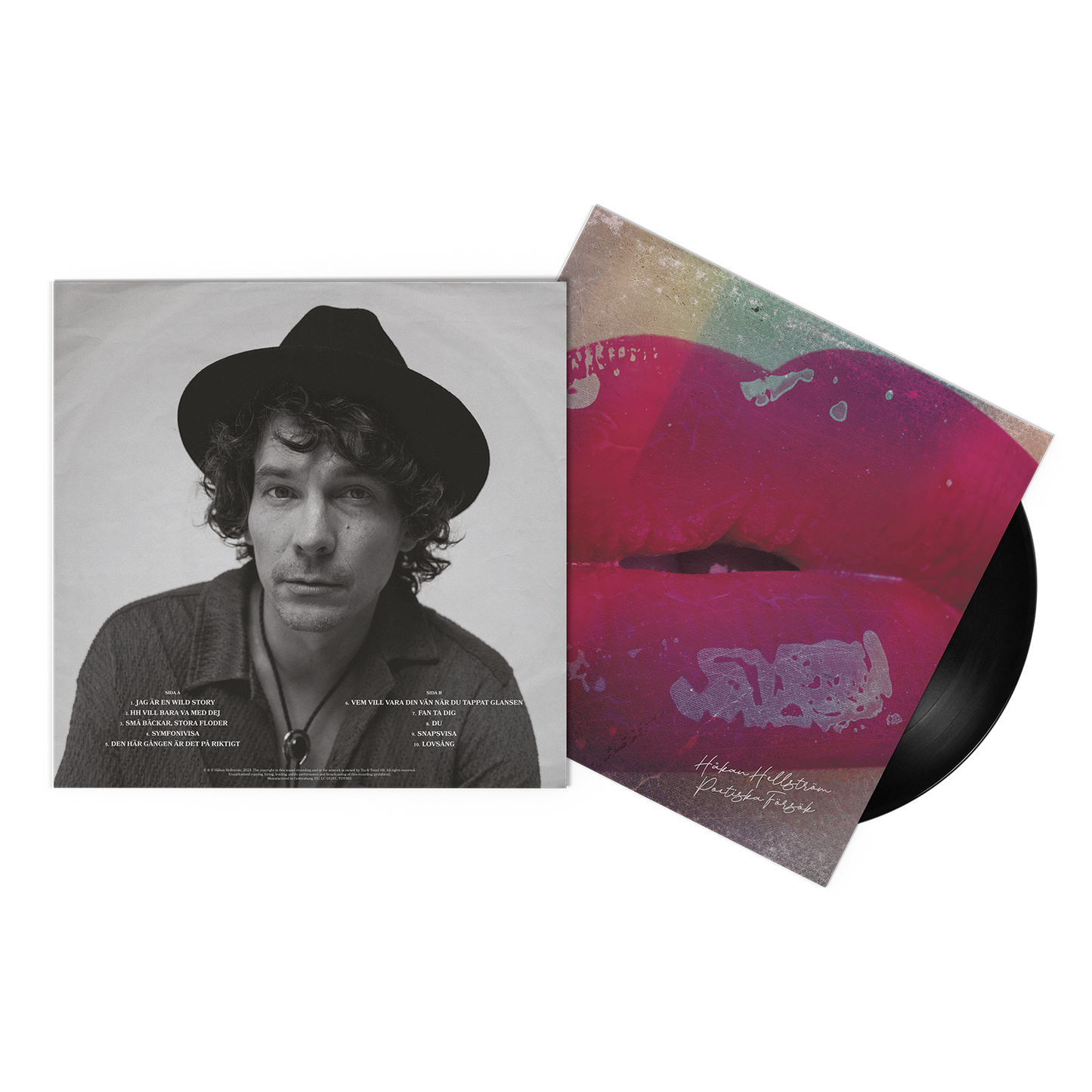 Poetiska försök svart vinyl LP